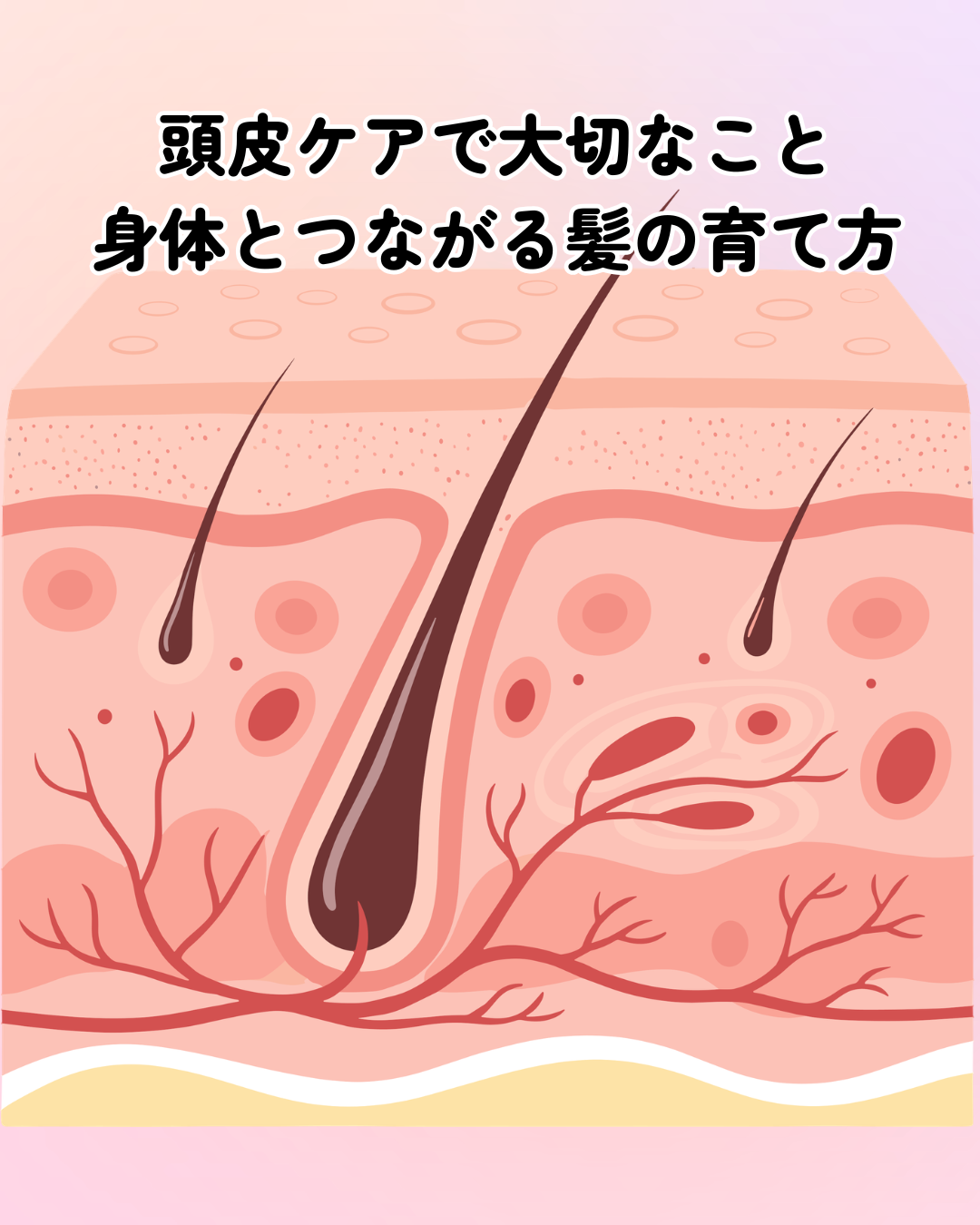 頭皮ケアで大切なこと｜身体とつながる髪の育て方